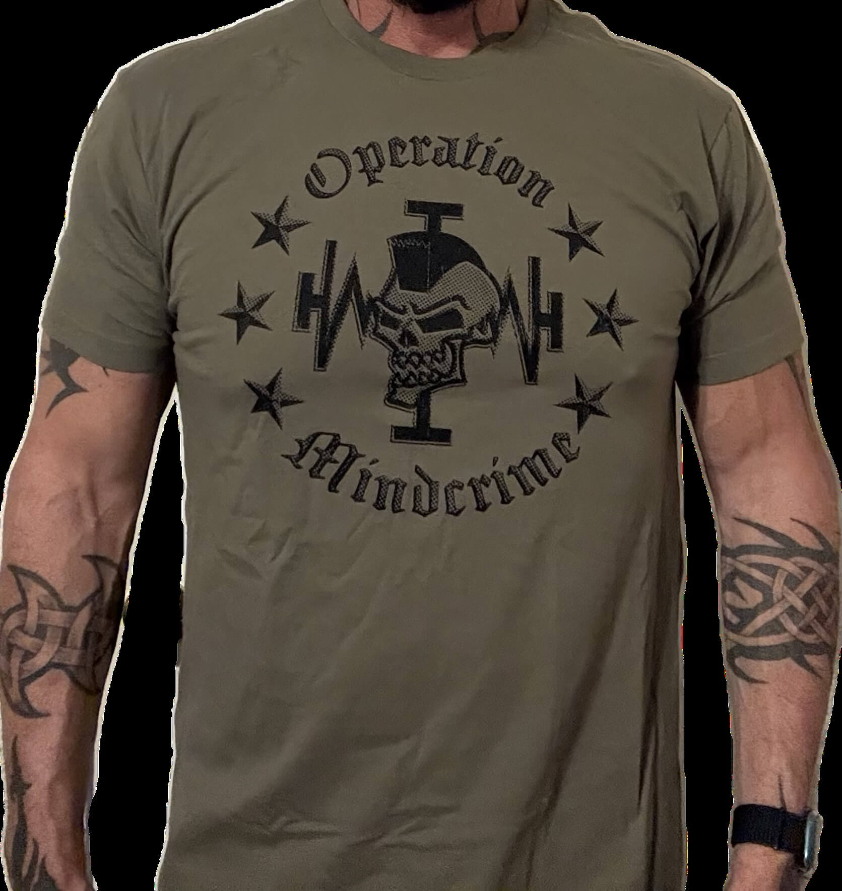 omc-military-green-mohawk-tee-front
